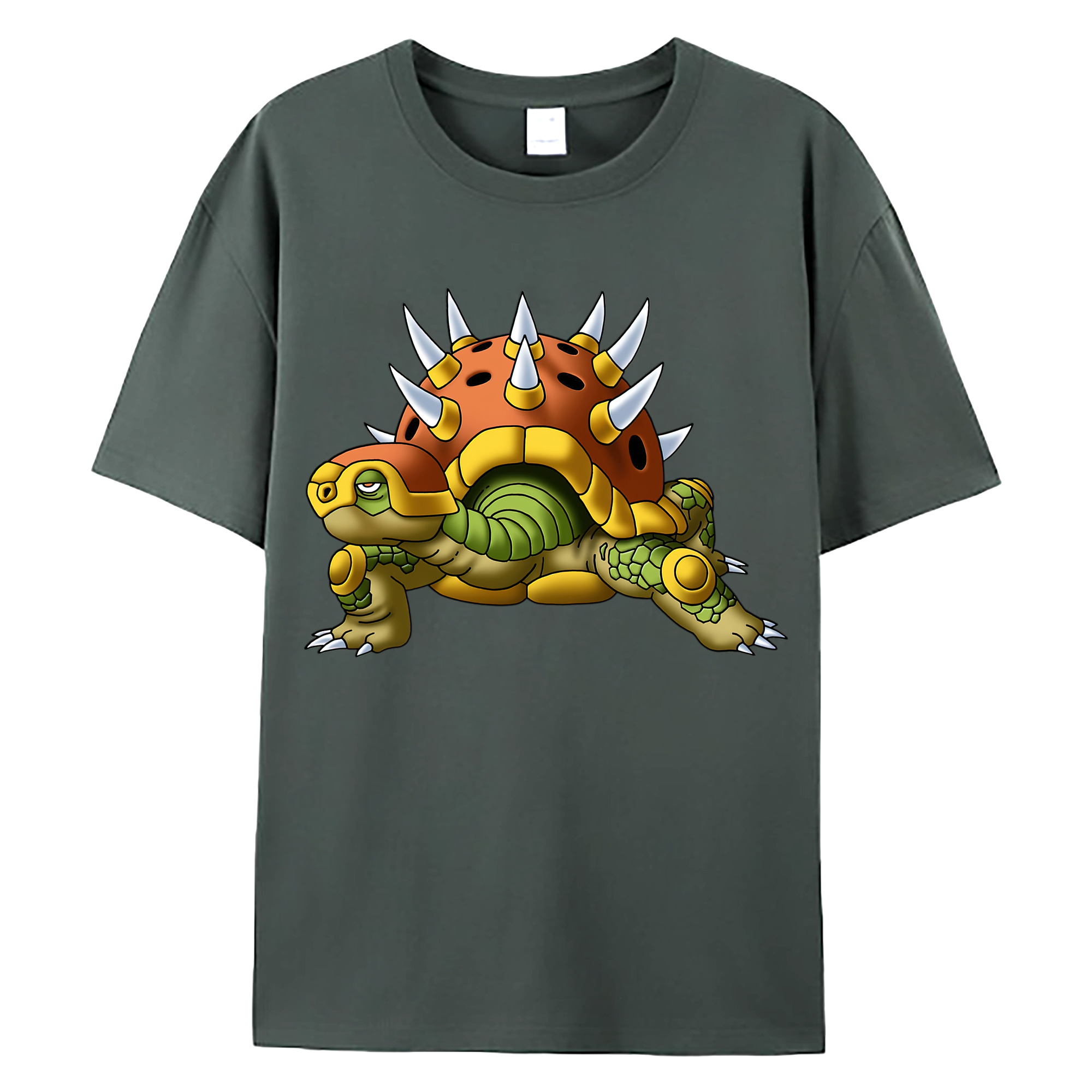 （画像用） ドラゴンクエスト Doragon Kuesuto Dragon Quest 綿100％ メンズ半袖Tシャツ｜肌触りやわらか＆通気性